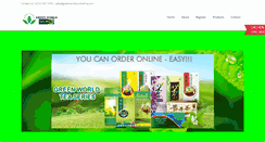 Desktop Screenshot of greenworldsouthafrica.com
