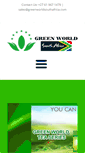 Mobile Screenshot of greenworldsouthafrica.com